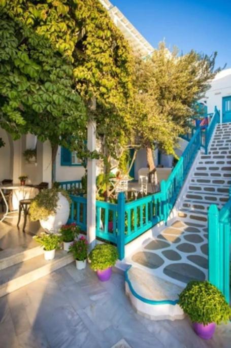 Pension Marias Sea View Mykonos Town Esterno foto