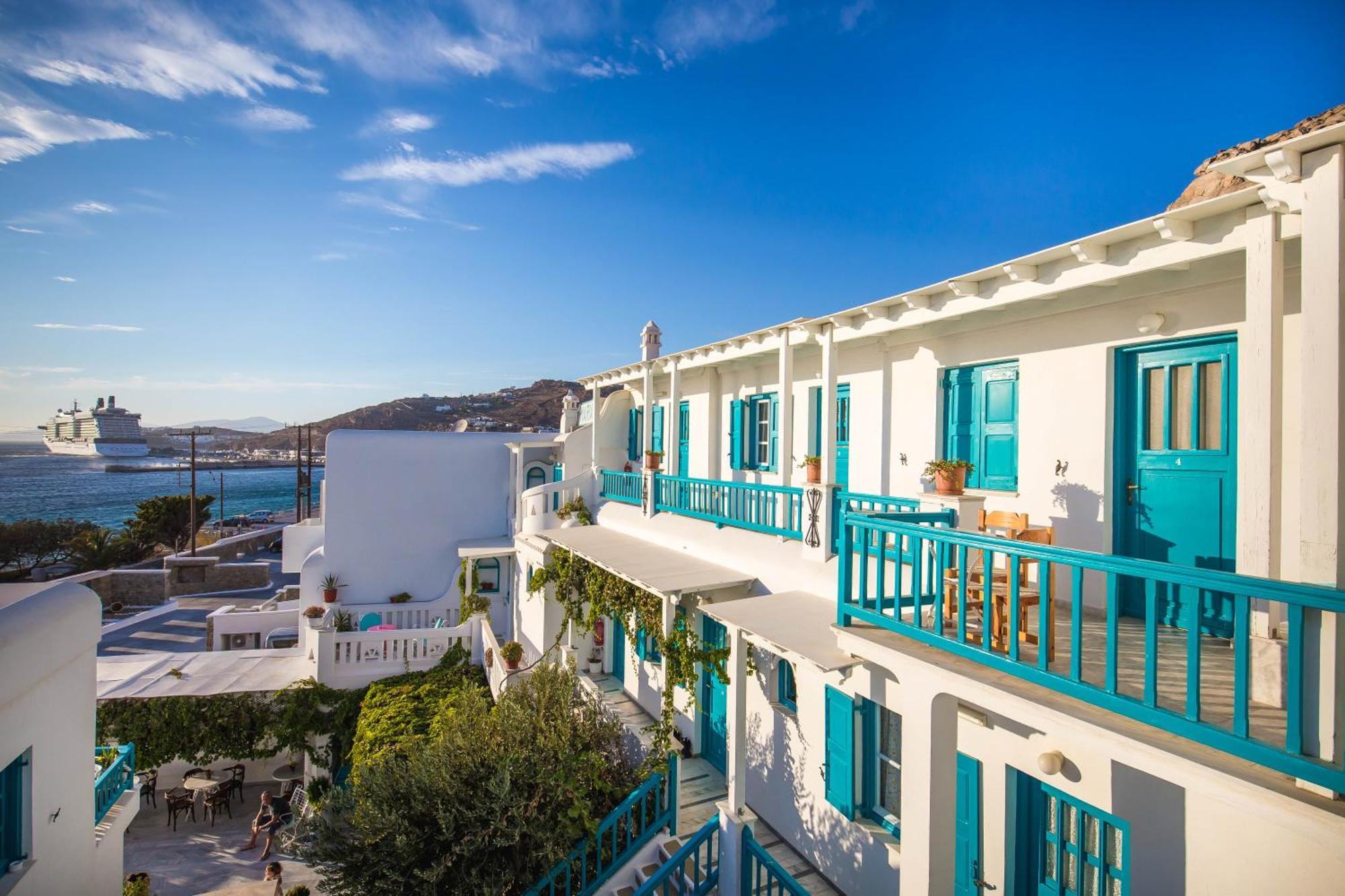 Pension Marias Sea View Mykonos Town Esterno foto