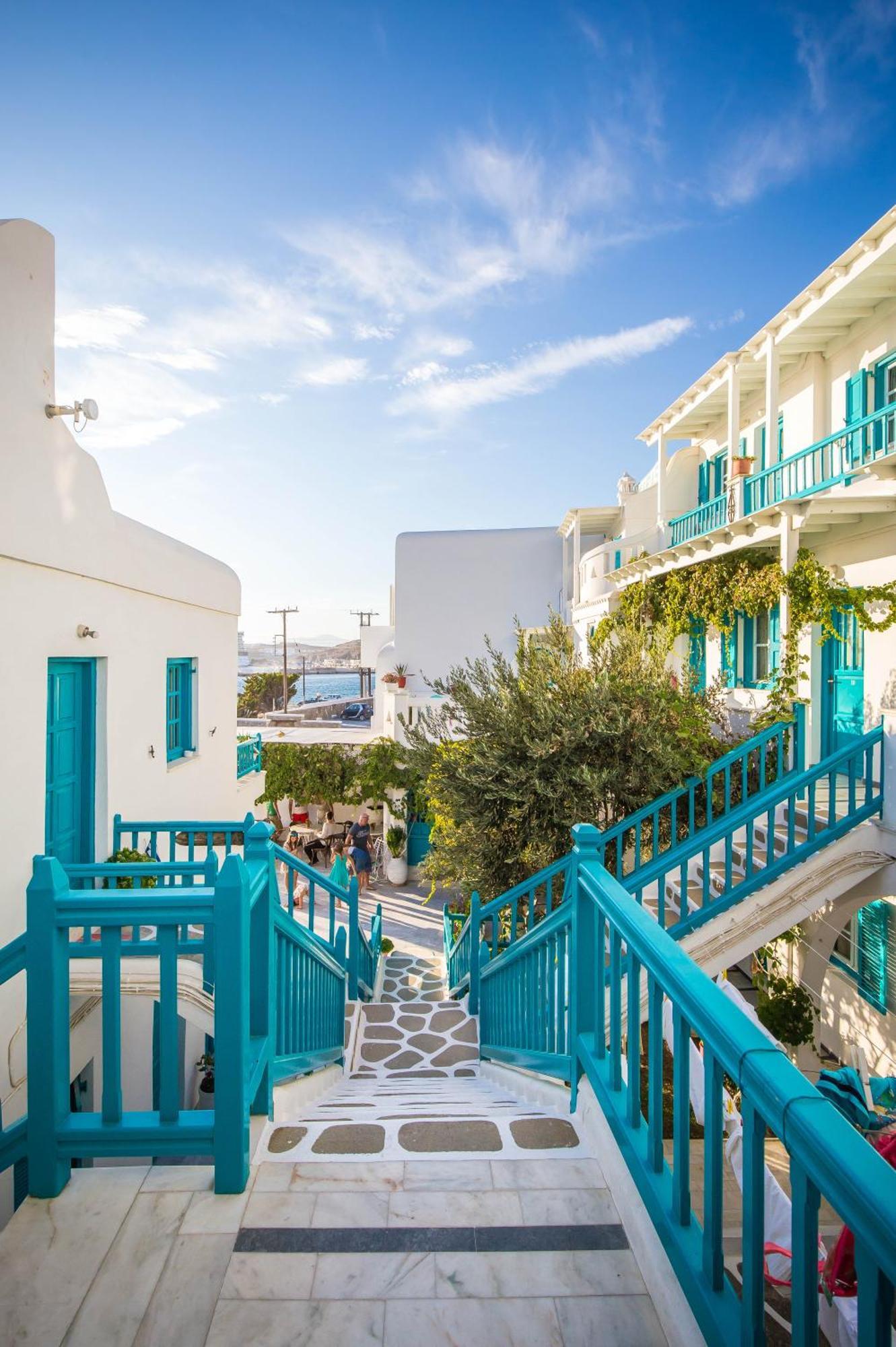 Pension Marias Sea View Mykonos Town Esterno foto